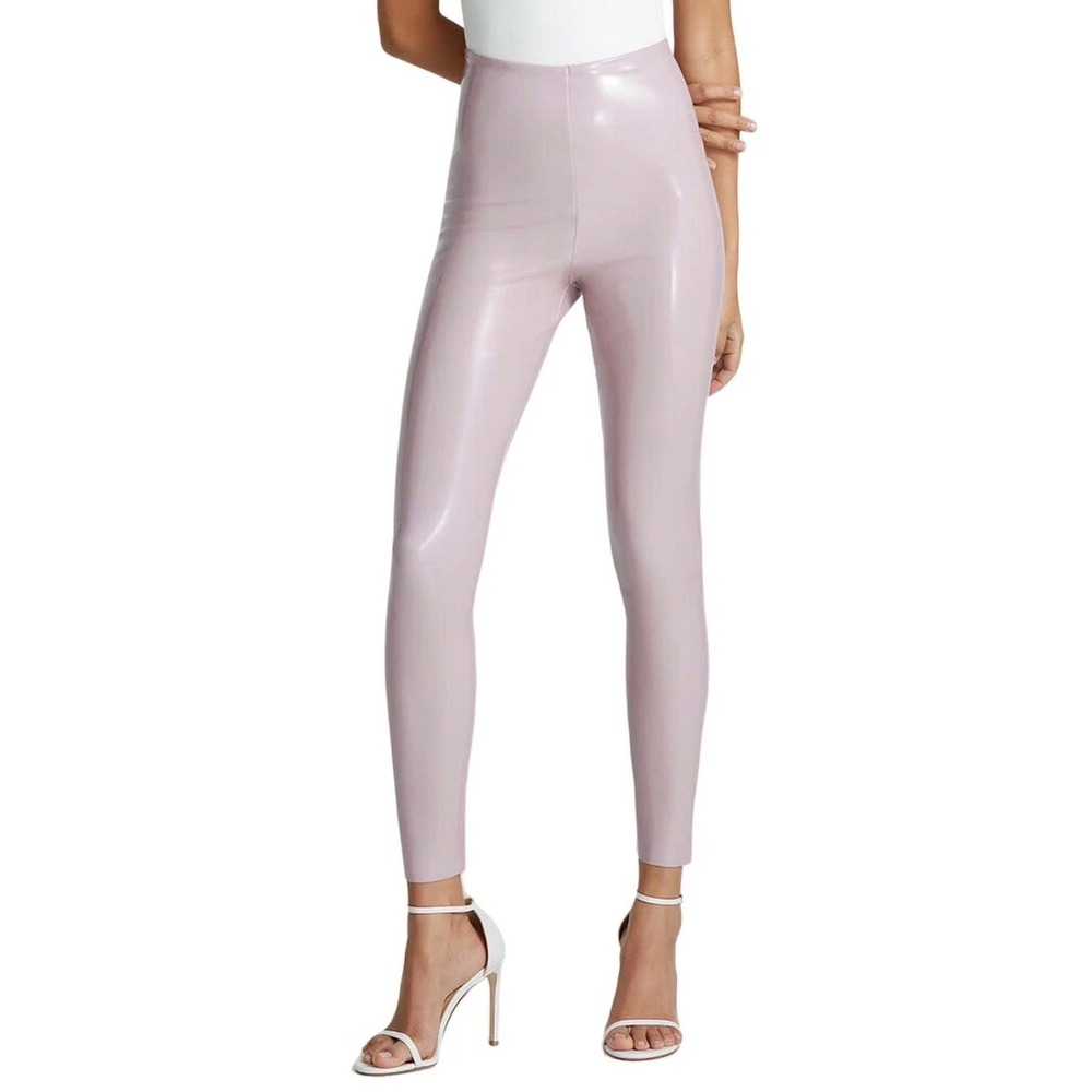 COMMANDO Faux Patent Leather Legging in Mauve Size Small‎